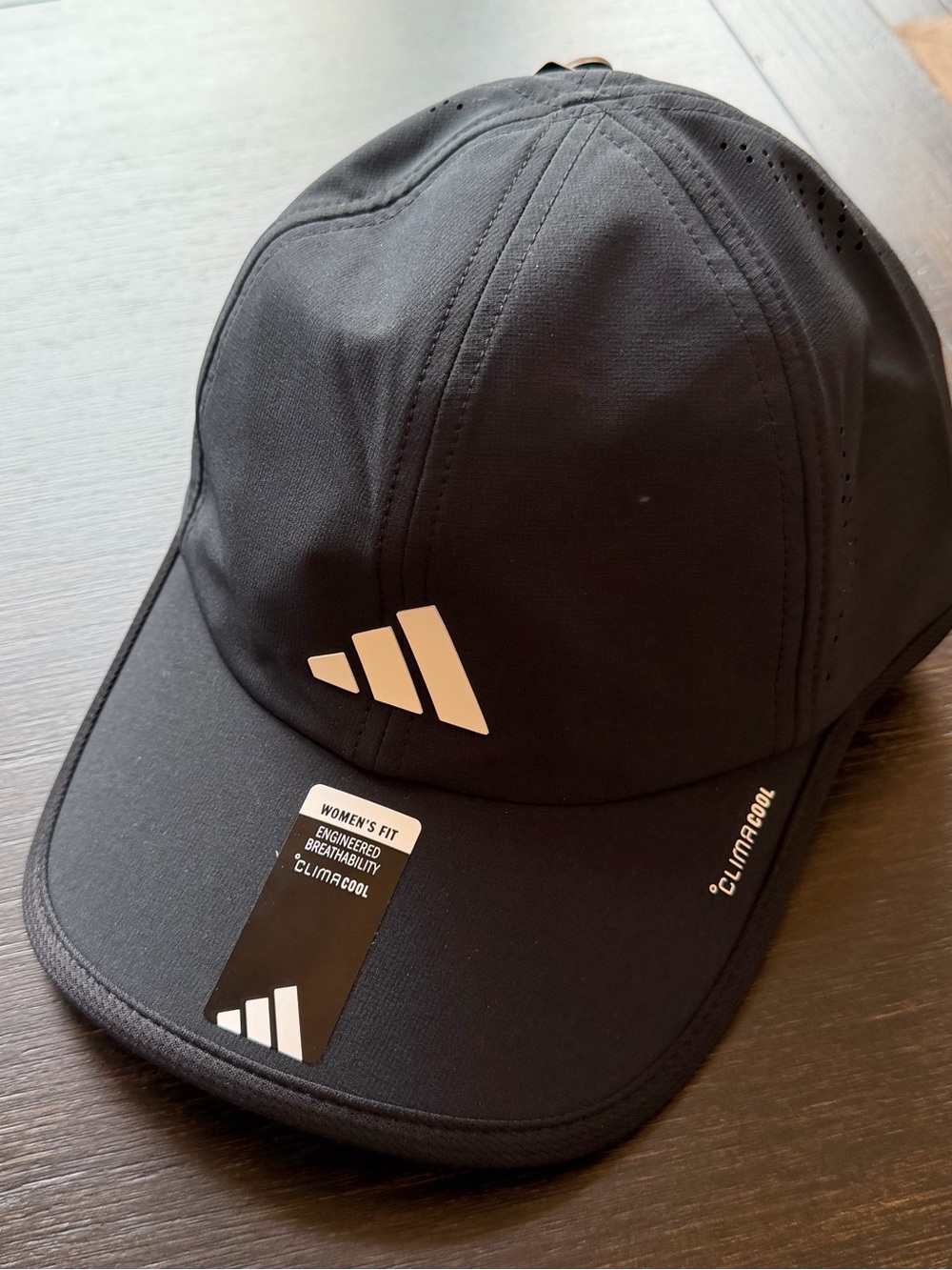 adidas Women's Superlite 
3 Bar CLIMA COOL Engineered Breathable Adjustable Hat